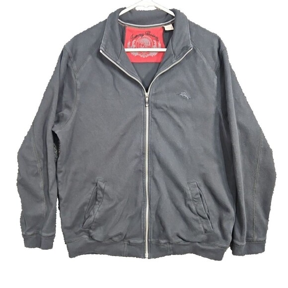 Tommy Bahama Jacket Men's Large Full Zip Outdoor Sweatshirt 100% Cotton - Picture 1 of 7